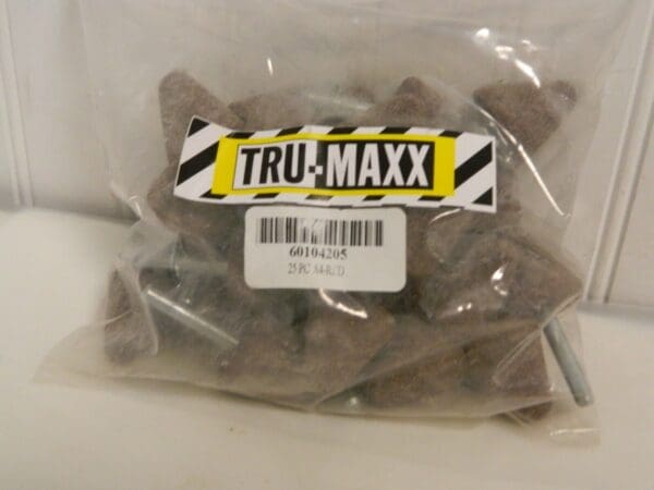 Tru-Maxx Alum Oxide Mounted Point 1-1/4x1-1/4" Diam x Thick A4 Qty 25 A4-R-420