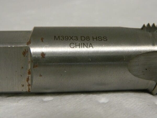 Interstate M39 x 3.00 D8 Metric Hand Tap 4Fl HSS 09037029