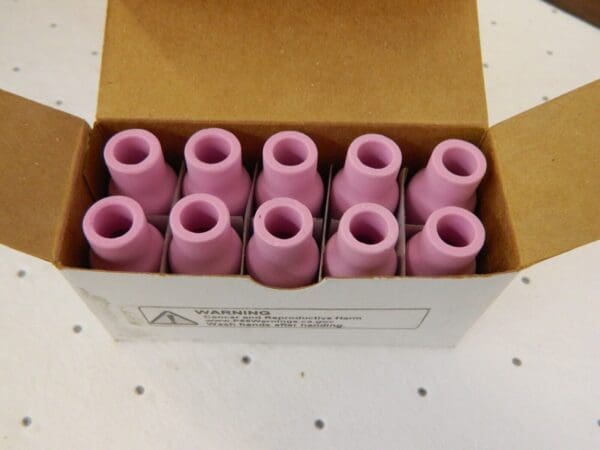 ESAB 8mm Orifice, Alumina TIG Torch Nozzle 10 pk 0157123053