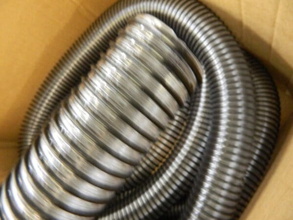 Vacuum Duct Hose: Polyvinylchloride, 2″ ID, 25 Hg Vac Rating 26 psi 039002000001