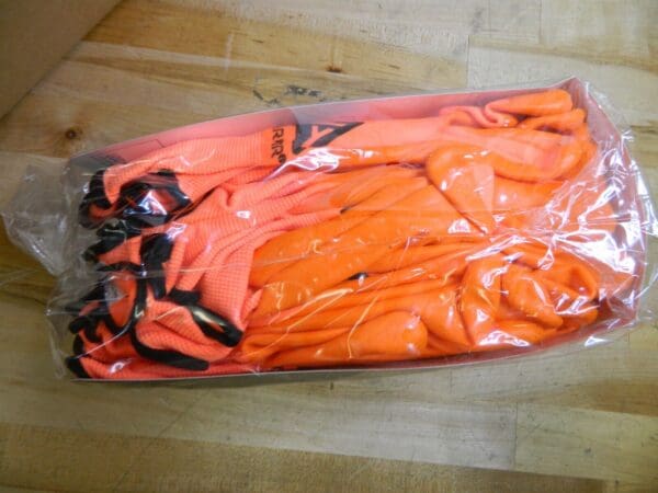 ANSELL Gloves 72PK Latex Free Light Duty Size 10 High Visibility Orange 97012100