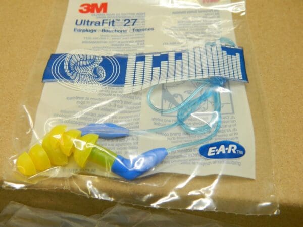 3M Earplugs: 27 dB, Foam, Flanged, Push-In Stem, Corded Qty 100 340-8002