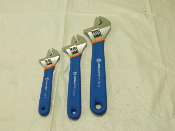 JONARD TOOLS Adjustable Wrench Set: 3 Pc, 10″ 6″ & 8″ Wrench AW-6810