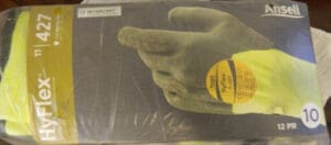 HyFlex 12pr 11-427 Gray/Yellow 11 Cut & Puncture-Resistant Gloves 124184