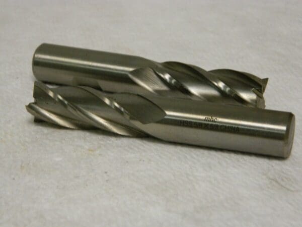 MHC Square End Mills 5/8" x 5/8" x 1-5/8" x 3-3/4" 4FL HSS Qty 2 10824201