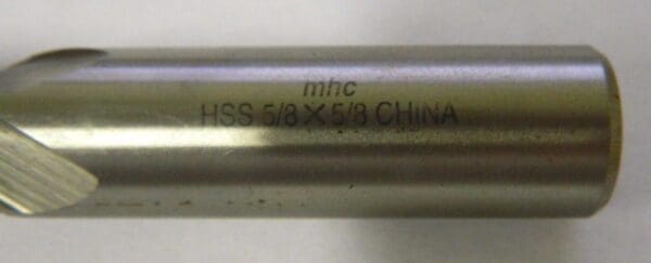 MHC Square End Mills 5/8" x 5/8" x 1-5/8" x 3-3/4" 4FL HSS Qty 2 10824201