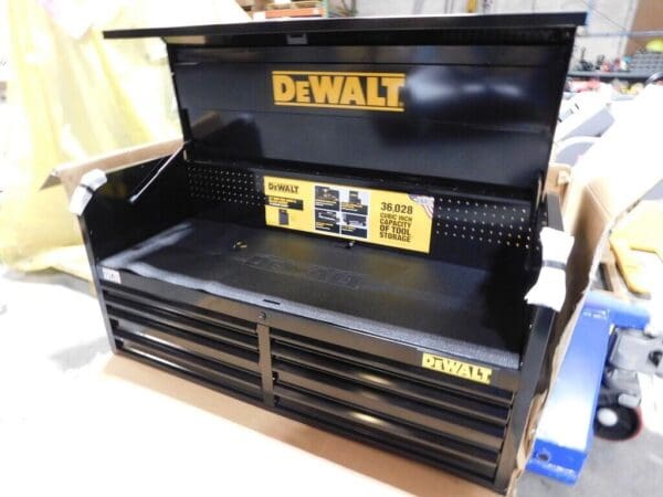 DEWALT Tool Chest: 8 Drawers 18″ OAD 24-1/2″ OAH 51-1/2″ OAW DWST25181