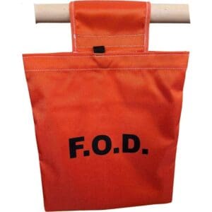 FODBAG Tool BagType: Hook & Loop Material: Nylon FOD-12-HANG-ORG