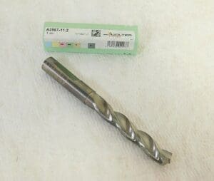 Walter-Titex Carbide Jobber Drill Bit RH 11.2mm x 118.00mm OAL 130° A3967-11.2