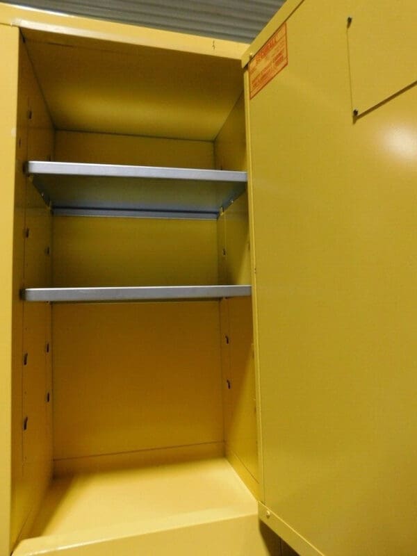 SECURALL CABINETS Flammable and Combustible Liquids Cabinet: 2 Shelves P120