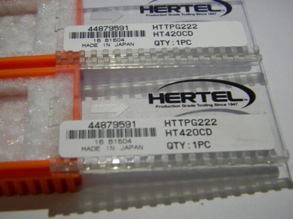 Hertel Polycrystalline Diamond Turning Inserts HT-TPG222 HT420CD Qty 2 44879591