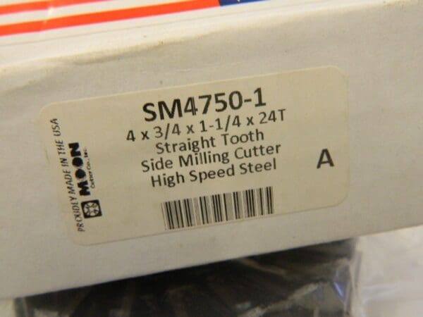 Side Milling Cutter: 4″ Cutter Dia 24 Teeth SM4750-1