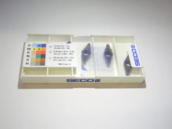 Seco VBMT333 F2 Grade TM4000 Carbide Turning Inserts Qty. 5 31493