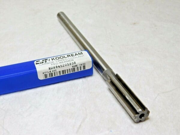 CJT Chucking Reamer Carbide Tip Coolant Fed 19/32" Cut Diam 6FL 45205938