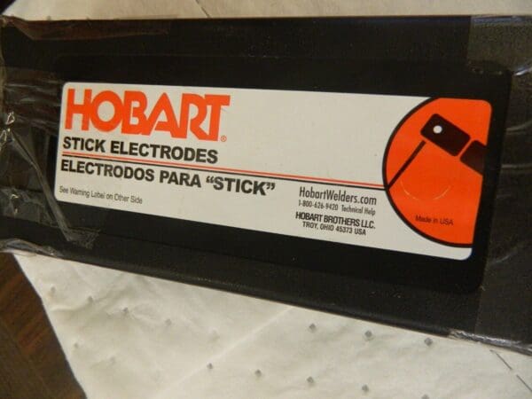 HOBART WELDING Stick Welding Electrode: 1/8″ Dia, 14″ Long 10LB 770460