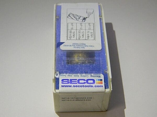 Seco MP16-15719KEZ3- E05 F40M Grade TiAlN/TiN Carbide Milling Tip Insert 67074