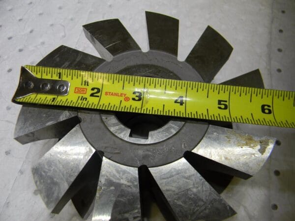 HSS 2" Concave Milling Cutter 6" Cutter Dia Arbor Type, 1.5" Hole Diam