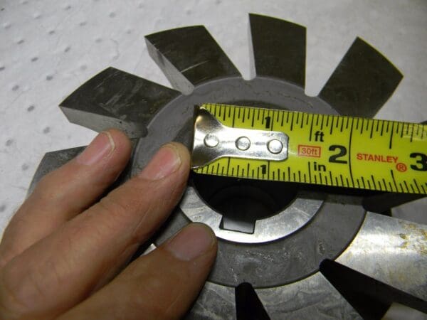 HSS 2" Concave Milling Cutter 6" Cutter Dia Arbor Type, 1.5" Hole Diam