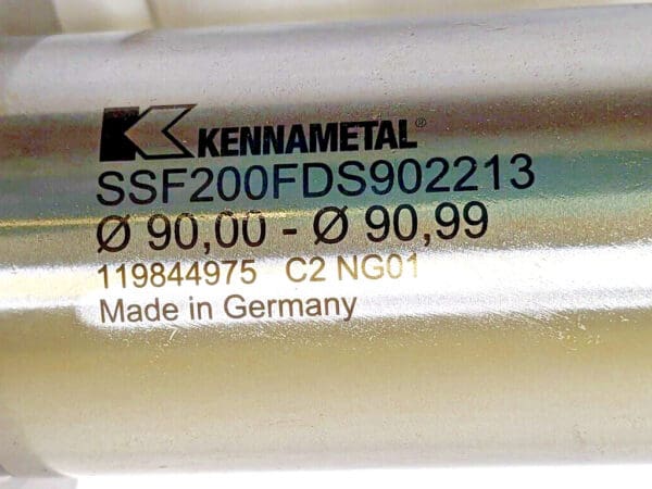 Kennametal KSEM PLUS Modular Drill 5xD 2" Shank Diam SSF200FDS902213 5398013