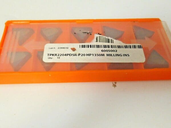 Hertel Carbide Milling Inserts TPKR2204PDSR-P20 Grade HP1350M Qty 10 6005002