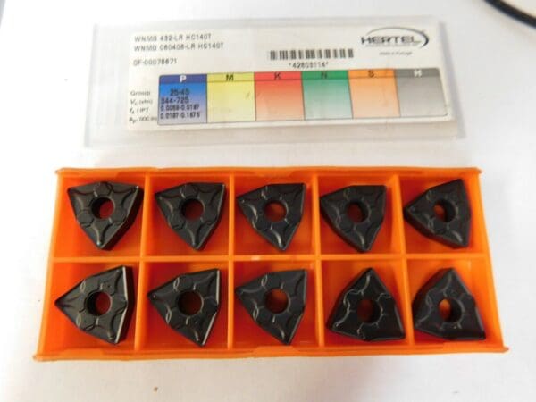 Hertel WNMG432 LR Grade HC140T Carbide Turning Insert QTY 10 42803114