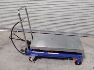 Vestil Hydraulic Pneumatic Lift Cart 800 lb Capacity 35 x 20 Platform AIR-800-D