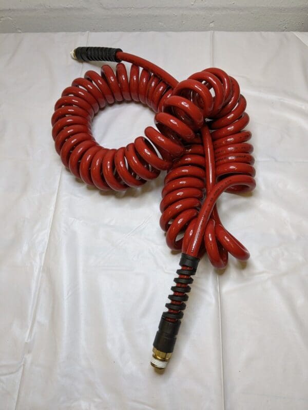 Jupiter Coiled & Self Storing Hose: 5/16″ ID, 25' Long 5510051325JP