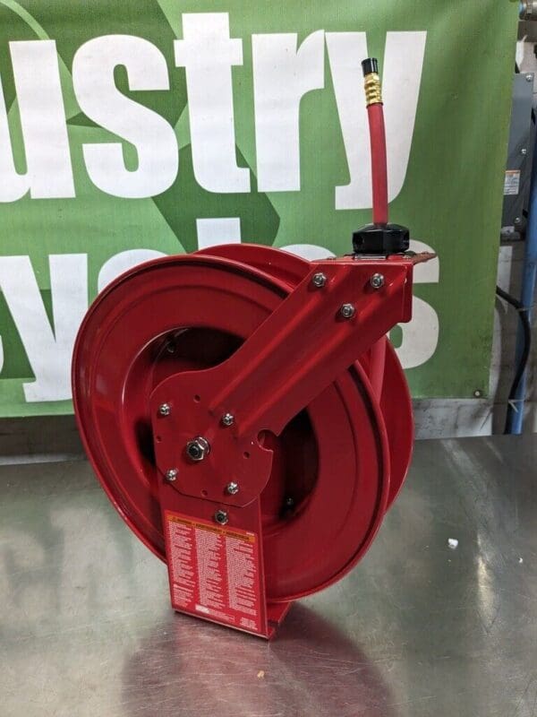 POWERBUILT Hose Reel with Hose: 3/8″ ID Hose x 50' PARTS/REPAIR 642228