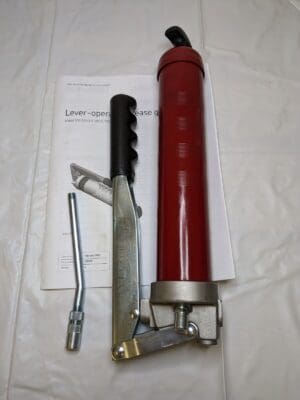 ALEMITE Manual Grease Gun: 10,000 psi, 16 oz Cartridge 500