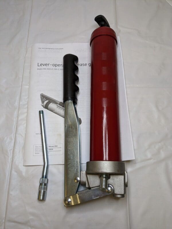 ALEMITE Manual Grease Gun: 10,000 psi, 16 oz Cartridge 500