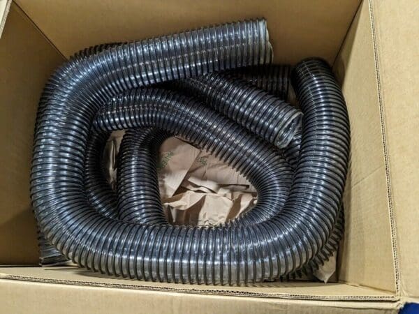 FLEXAUST Vacuum Duct Hose: 4ft, 6ft & 13ft (3 sections of 4″ ID)