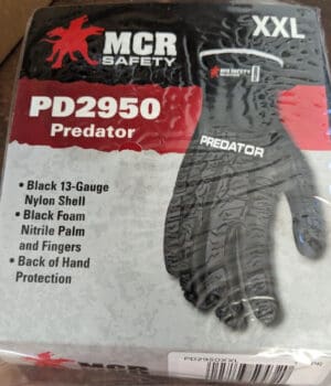 Predator Mechanics Gloves Knit 12pk size xxl pd2950