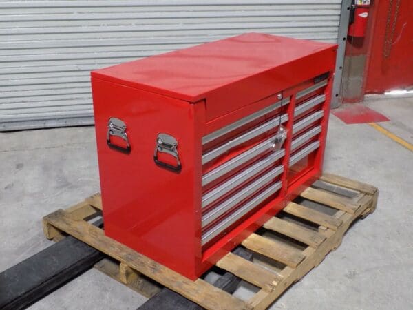 Pro Source Top Chest Tool Box 11 Drawer 41 x 18 x 26 Steel Red 1100 lb Capacity