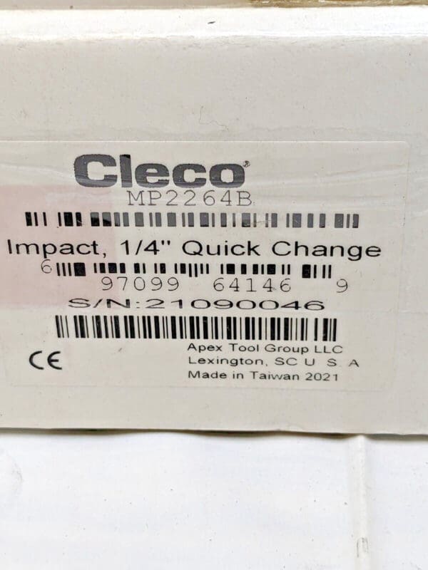 Cleco Dotco Impact Wrench Driver 10000RPM MP2264B PARTS/REPAIR