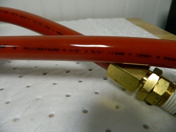 Jupiter Red Polyurethane Hose 1/2" x 3/4" 15' Long 120 Max psi 51327286