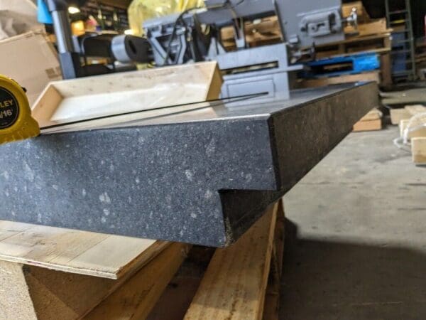 PRO Granite Inspection Surface Plate:36″x24″x4" 2-Ledge A Grade DAMAGED 640-0472