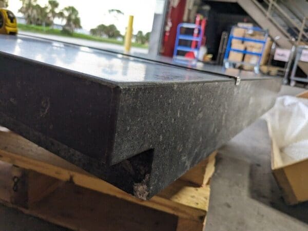 PRO Granite Inspection Surface Plate:36″x24″x4" 2-Ledge A Grade DAMAGED 640-0472