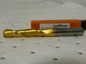 Hertel Solid Carbide Ball End Mill 7/16" Diam 2" LOC 2 FL 59923623