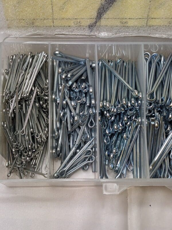 750 Piece, 1/16 to 5/32″ Pin Diam, Cotter Pin Assortment NFC-KIT231