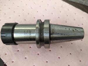 PARLEC Collet Chuck: 2 to 20 mm Cap ER Collet, Taper Shank w/rust B40-32ERP412