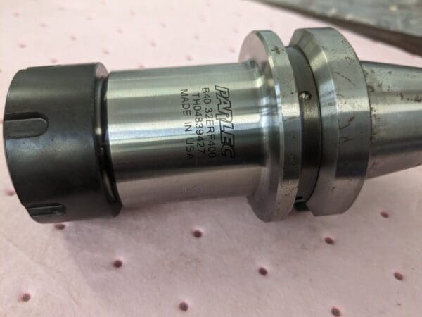 PARLEC Collet Chuck: 2 to 20 mm Cap ER Collet, Taper Shank w/rust B40-32ERP412