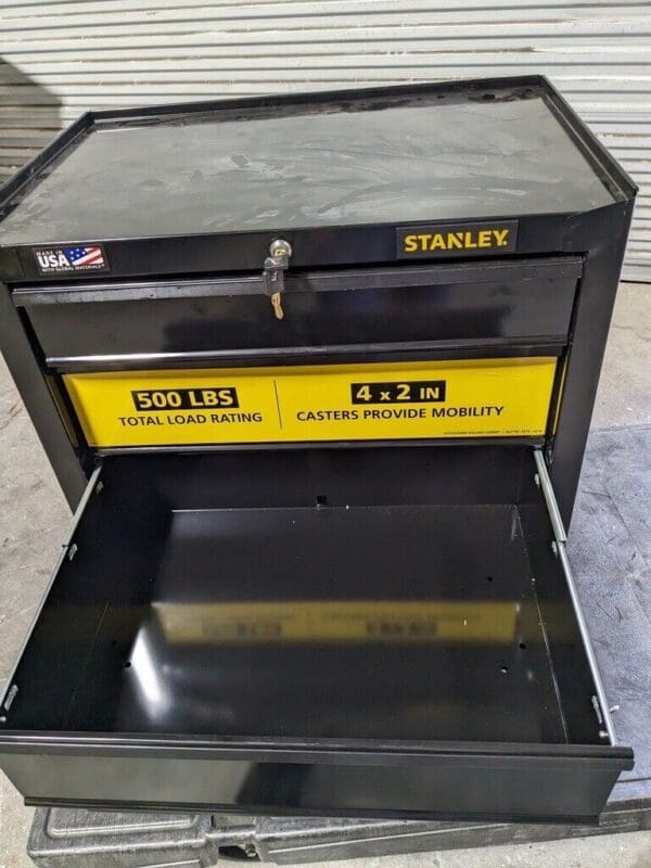 Stanley Rolling Tool Cabinet: 4 Drawers DAMAGED STST22742BK