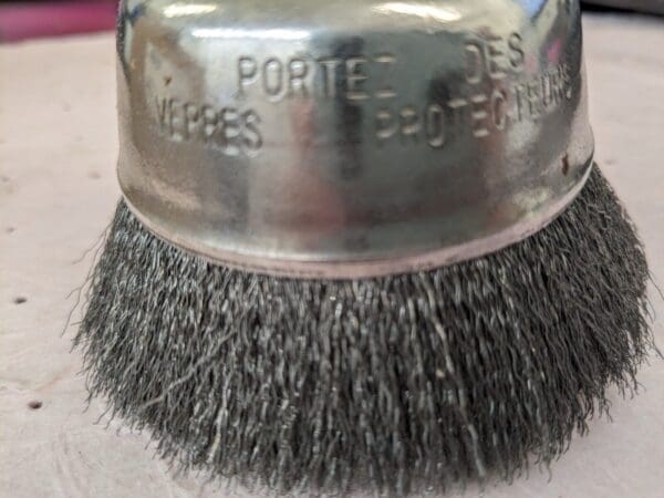 OSBORN Cup Brush: 3-1/2″ Dia, 0.006″ Wire Dia, Steel, Crimped 0003204000