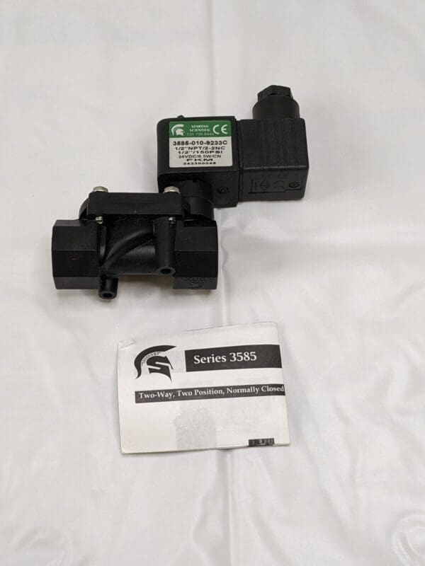 SPARTAN Solenoid Valve: 2-Way & 2-Position, 1/2″ Port, NPT 3585-010-9233C