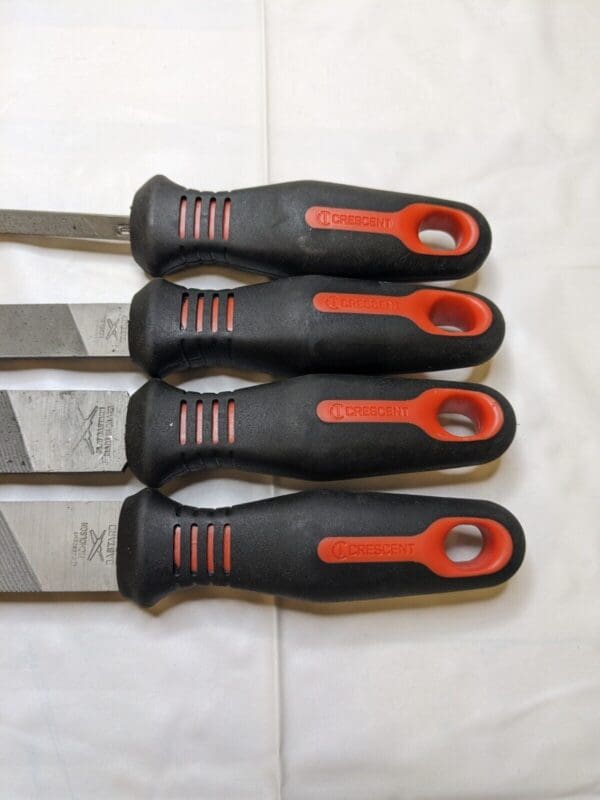 Crescent 4 Pc 6", 8" & 10" File Set with Ergonomic Handles 22150HIN INCOMPLETE