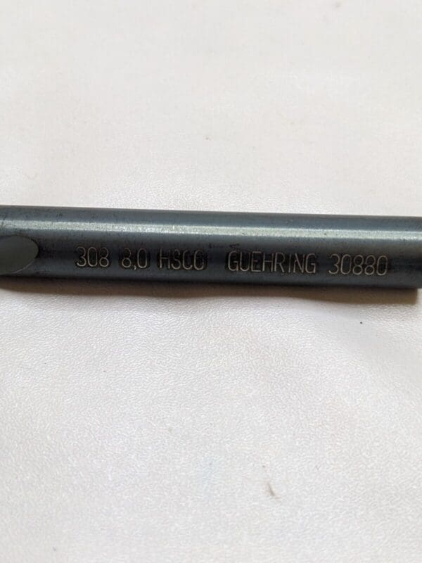 GUHRING Jobber Length Drill Bit: 8 mm Dia, 118 °, Cobalt Qty 4 9003080080000