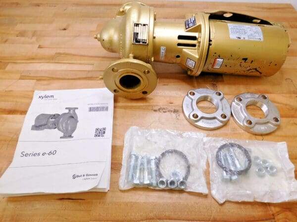 Xylem-Bell & Gossett Small Flex Coupled In-Line Centrifugal Pump Be611T 1EF056LF