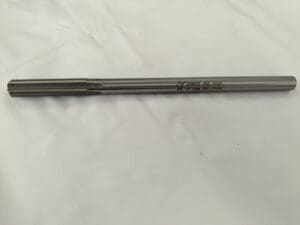 Chucking Reamer: 12 mm Dia, 8″ OAL, 2″ Flute Length HSS 433-0.4724