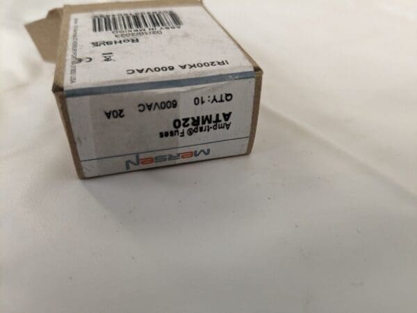 FERRAZ SHAWMUT Cylindrical Fast-Acting Fuse: CC, 20 A qty 10 ATMR20