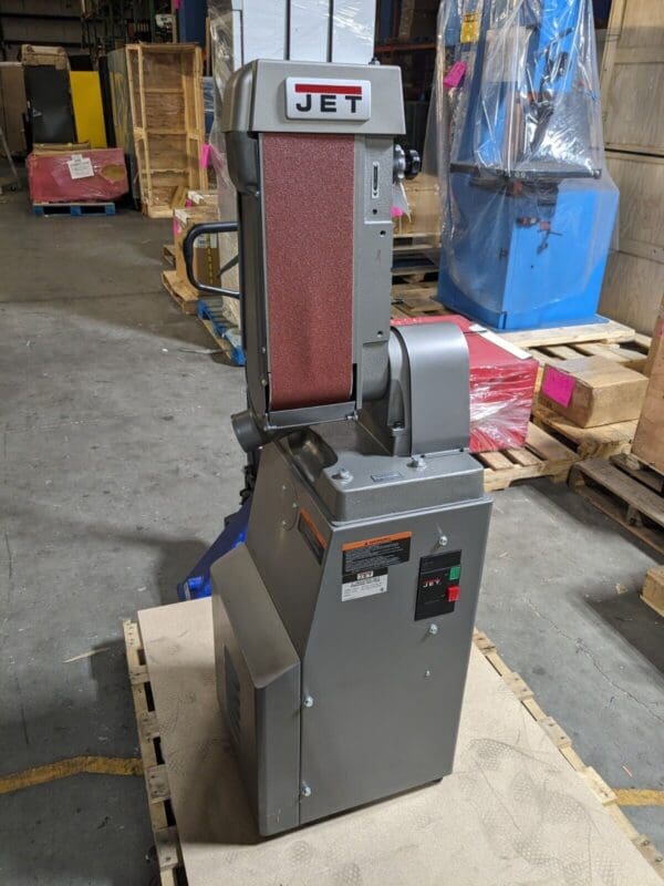 Jet Industrial Sanding Machine 6" x 48" Belt 2850 SFPM 1.5 HP 230v 3 Ph 414601